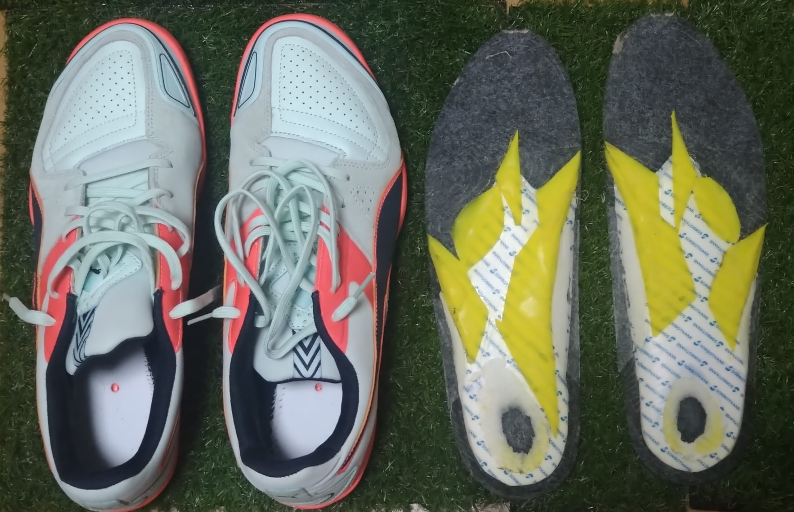 DSISインソール　サッカーシューズ（スパイク、フットサル、トレーニングシューズ）小指が靴に当たって痛い